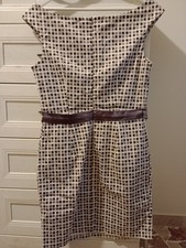 Vestito Donna Tubino vestibilità M/L Stampa Anni 60