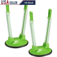 Adjustable Food Bag Holder Stand Meal Prep & Storage Zipper Bags Durable Plastic