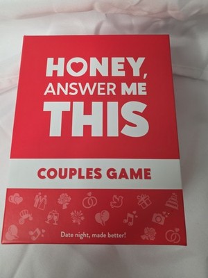 Honey Answer Me This Couples Game 2-6 Players