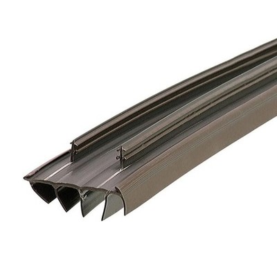 36 in. Brown Vinyl Concealed Kerf/Channel Fit Under Door Seal