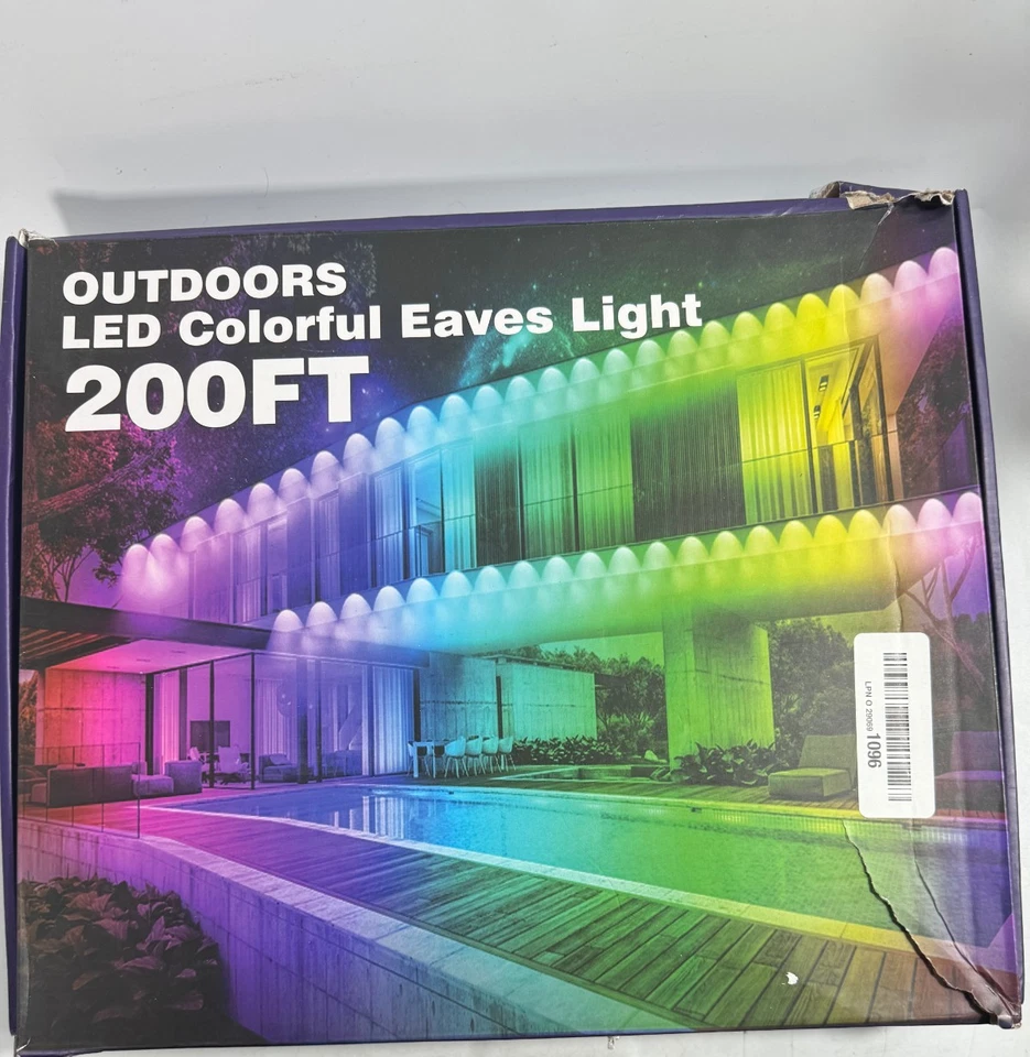 200FT Permanent Outdoor RG Waterproof  IP67 Smart LED Eaves Lights with remote - Image 2 of 4