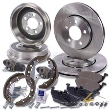 ATEC BREMSE BREMSEN SATZKIT VORNE HINTEN FÜR SEAT IBIZA SKODA FABIA