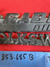 1978-1984 Volkswagen Rabbit Diesel C Rear Hatch Emblems 425