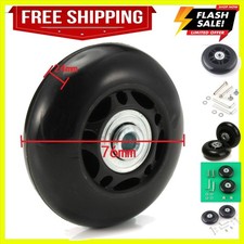 2 Luggage Suitcase Inline Skate Wheels Replacement Kit 75x24mm/2.95x0.94in  ...