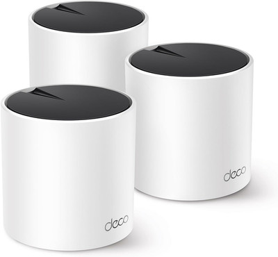 Deco X55 Pro AX3000 Whole Home Wi-Fi 6 Mesh System - Coverage up to 6500 Sq.Ft &