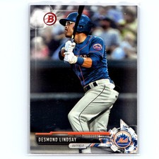 2017 Bowman Draft Desmond Lindsay #BD-142 New York Mets