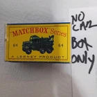 Black Matchbox Originals Moko Lesney  No 64 Box Only Empty Box