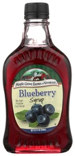 Blueberry Fruit Flavored Syrup 8 Fl Oz No High Fructose Corn Syrup Pack of 1