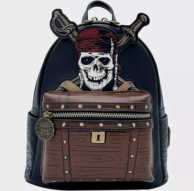 Loungefly Disney Pirates of the Caribbean Backpack Bag Dead Men Tell No Tales