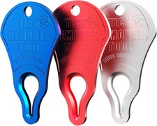 Tick Remover Tool Set of 3 for Pets Animals Humans Safe Easy Outdoor Essential