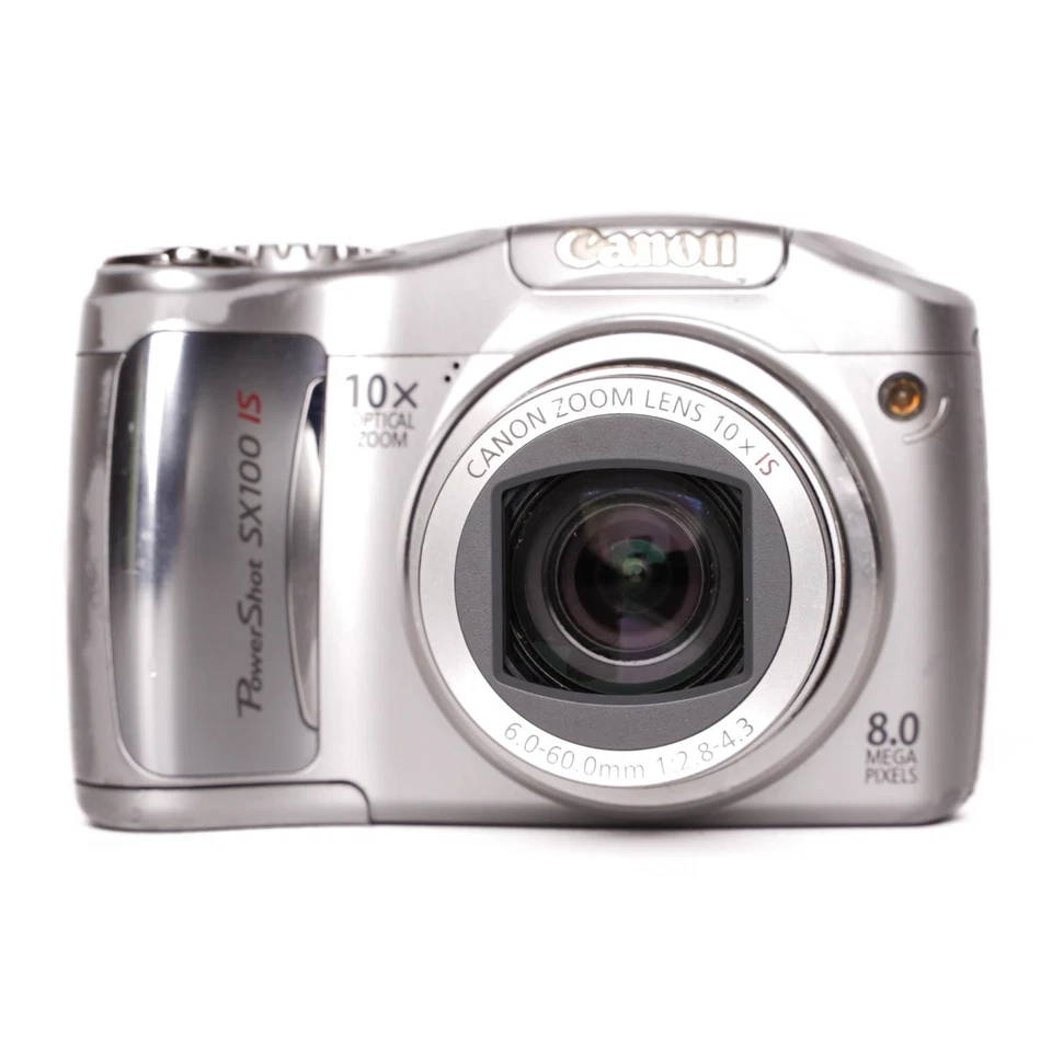 Canon PowerShot SX100 IS 8.0MP Digital Camera - Silver - FULLY FUNCTIONAL - Image 2 of 4