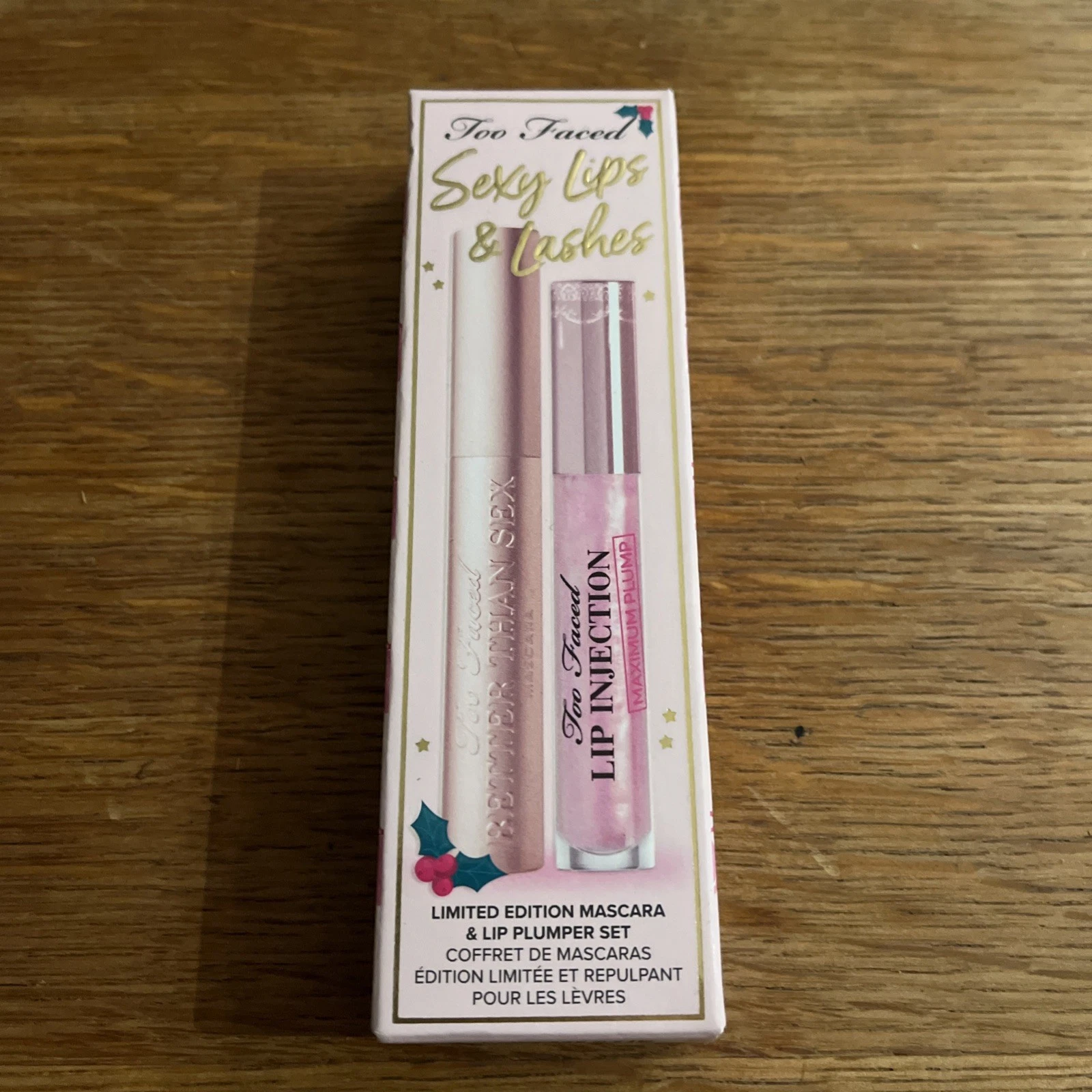 Too Faced Sexy Lips & Lashes Kit - NEW Limited Edition - Mascara and Lip Plumper