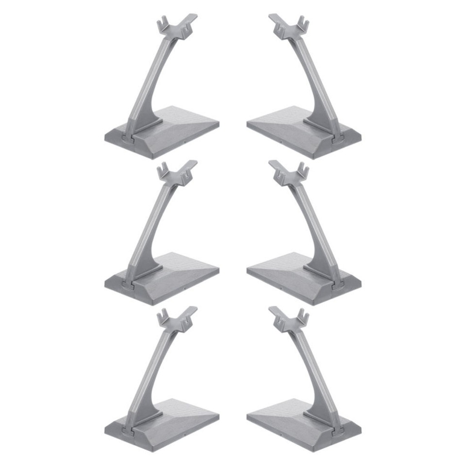 6pcs Aircraft Models Stands Plastic Model Plane Display Stand Mini