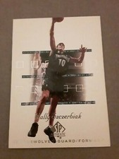 2001-02 SP Authentic WALLY SZCZERBIAK basketball card #53. MINNESOTA TIMBERWOLVE