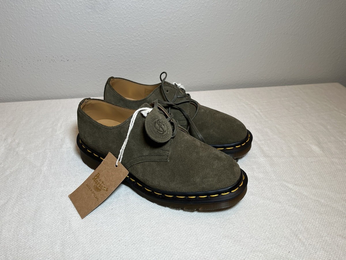 Dr Martens 1461 Buck Suede Oxfords in Forest Green men’s size 5 Dr. Martens 1461 Made In England Buck Suede Oxford Shoes  main image 4