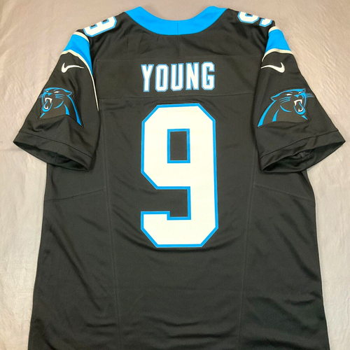 New Nike Bryce Young Carolina Panthers Black Vapor Limited Jersey Sz L $175 - Picture 9 of 13