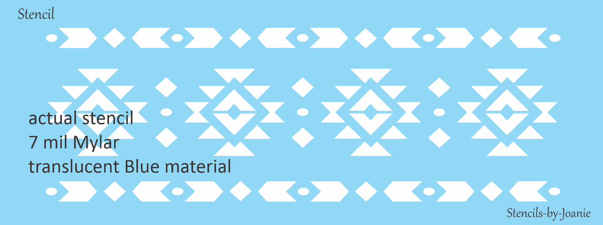 Stencils by Joanie Santa Fe Border Desert Aztec Native Southwest DIY Art Signs | eBay stencils-by-joanie-santa-fe-border-desert-aztec-native-southwest-diy-art-signs-ebay