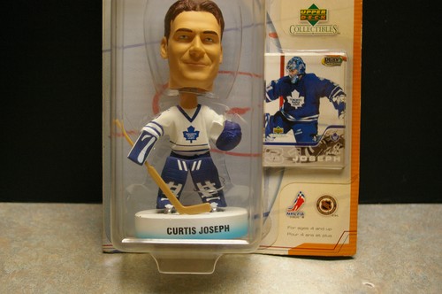 NEW 2001/2002 UPPER DECK NHL EDITION 'PLAY MAKERS' 'CURTIS JOSEPH' BOBBLEHEAD - Picture 8 of 10