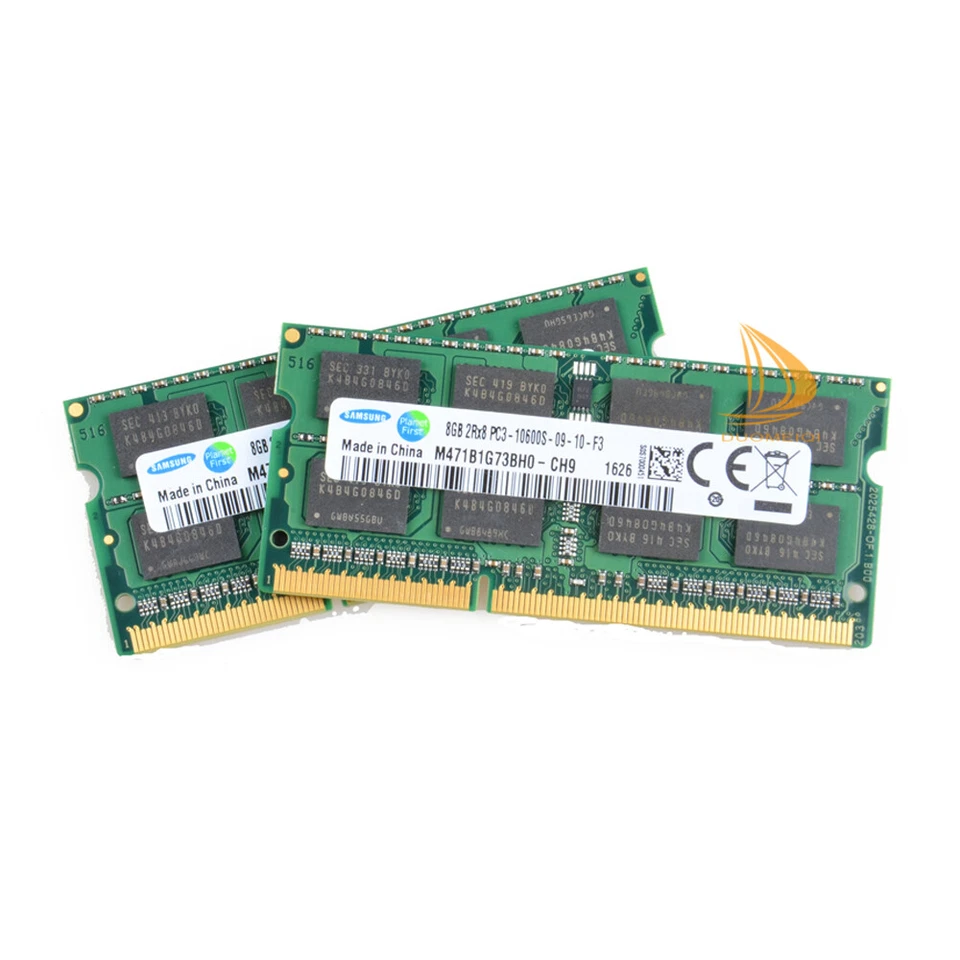 16GB Samsung 2X 8GB 2RX8 DDR3 1333MHz PC3-10600S 1.5V SODIMM Laptop RAM Memory - Image 3 of 4