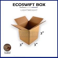 1-Caja 3x3x3 EcoSwift Cartón Embalaje Mudanza Envío Caja Cartón Corrugado