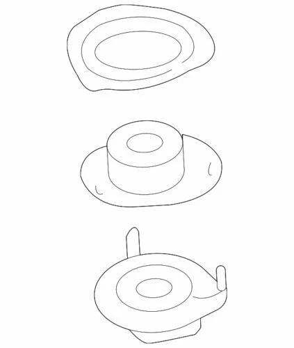 Genuine Nissan 2007-2014 Altima Maxima Base SV Strut Mount Insulator 54320-JA00A - Image 4 of 4