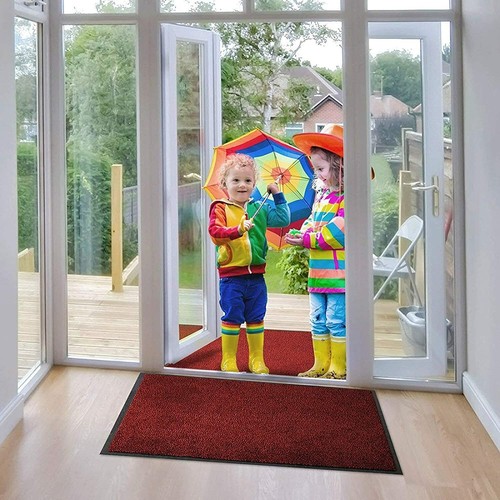 Heavy Duty Large Door Mat Non Slip Barrier Rubber Back Floor Rug Home Kitchen - Picture 38 of 39