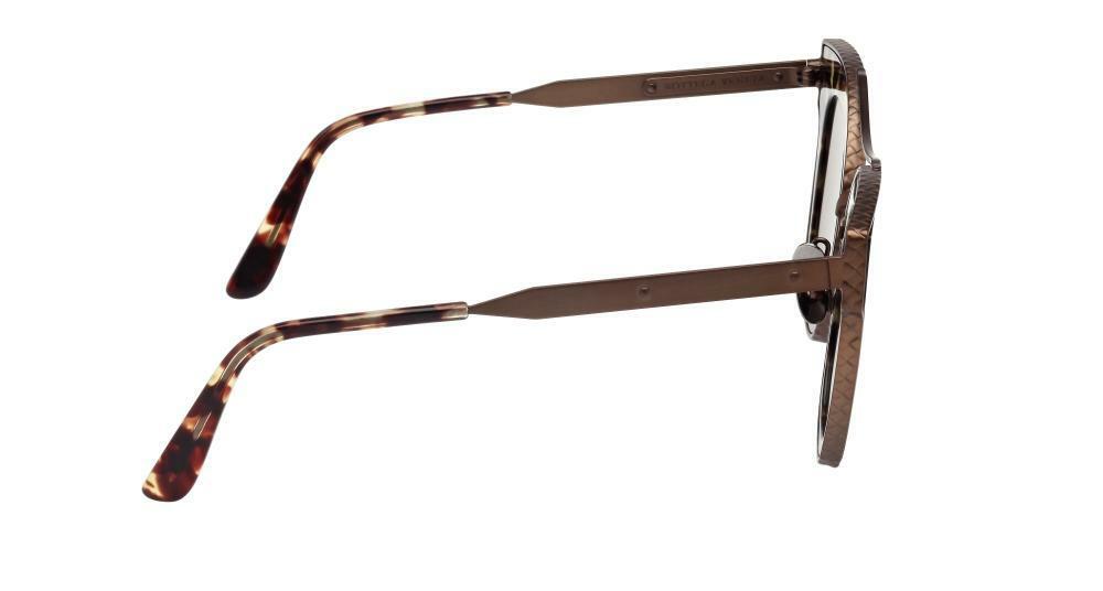 Bottega Veneta BV0012S 001 Havana Brown Copper Sunglasses