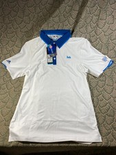 UCLA Bruins Adidas Climacool Men's Polo Shirt - White - Size S