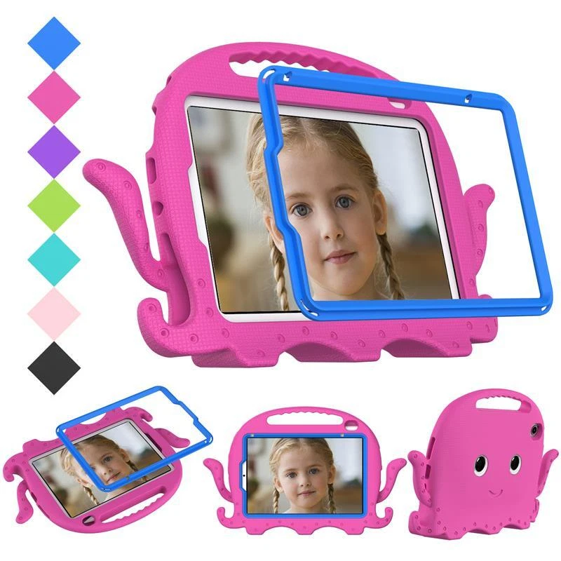 Kids Case For iPad Mini 6 6th Gen EVA Foam Shockproof Handle Stand Bumper Cover - Image 4 of 4