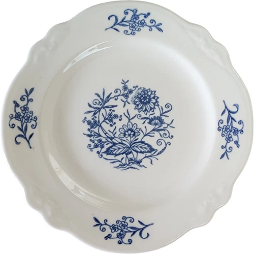 Homer Laughlin Blue Dresden Imperial Flowers Bread & Butter Plate