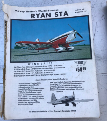 2 SIG Mfg Vintage The Model RC Plane Builder's Wishbook Catalog 31. 32  Ads, Kits | eBay