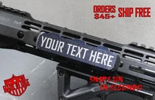 1913 TRAC Tag – Custom Identification Rail Cover for Picatinny Rail Systems