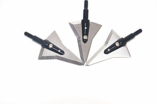 USA Stock 12Pcs Meteor Broadheads Stainless Steel Hunting Arrowheads 125 Grain - Picture 4 of 9