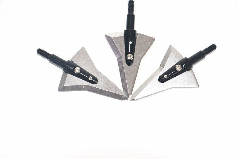 USA Stock 12Pcs Meteor Broadheads Stainless Steel Hunting Arrowheads 125 Grain - Image 4 of 4