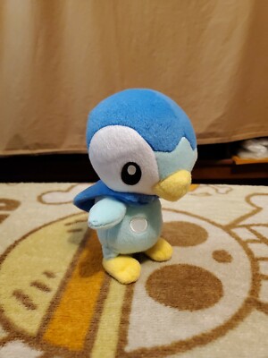 2015 Tomy Penguin Water Pokemon Approx 8'' Piplup Plush