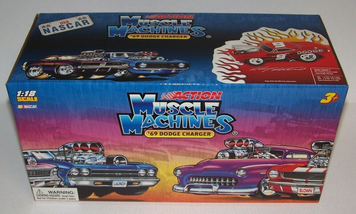 Action Muscle Machines 69 Dodge Charger 1:18 Scale USA