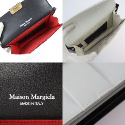 【MAISON MARGIELA】NEW LOCK HORIZONTAL SHOULDER BAG Maison Margiela New Lock Horizontal Leather Shoulder Bag In
