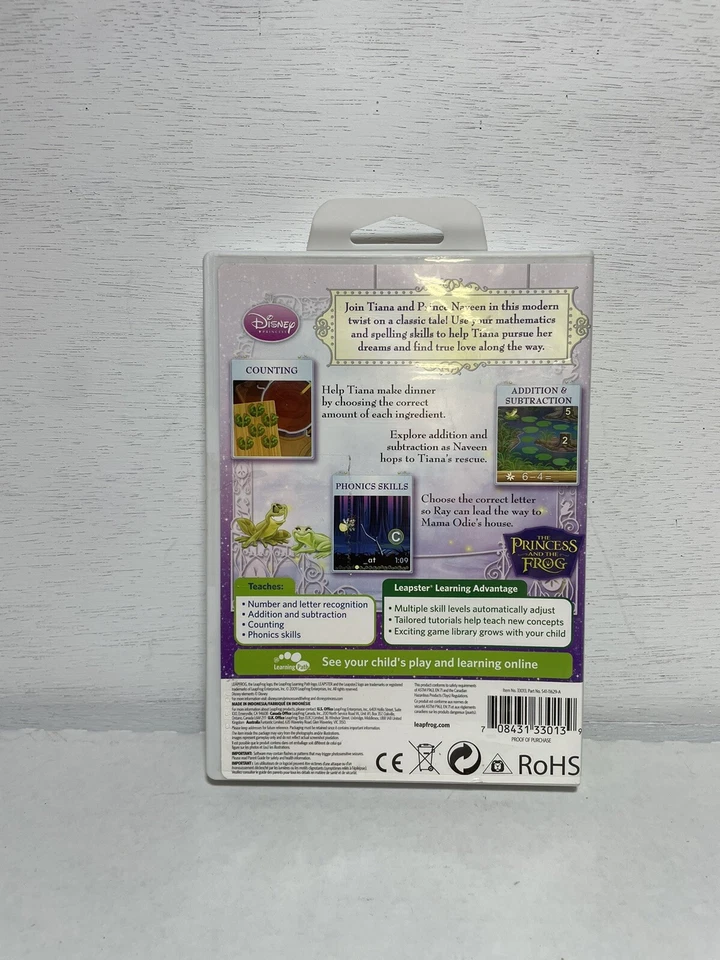 Leapfrog Lot Of 3 New Sealed Educational Games Disney & Nick Jr See Desc - Image 3 of 4