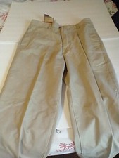 Men  s Izod 34x34 Pants Chino Flat Front 2ply Metrix Fit Beige Chesapeake NEW NWT