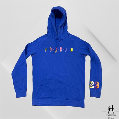 Nike Air Jordan Hoodie Pullover Men's Medium Sport DNA Fleece Red