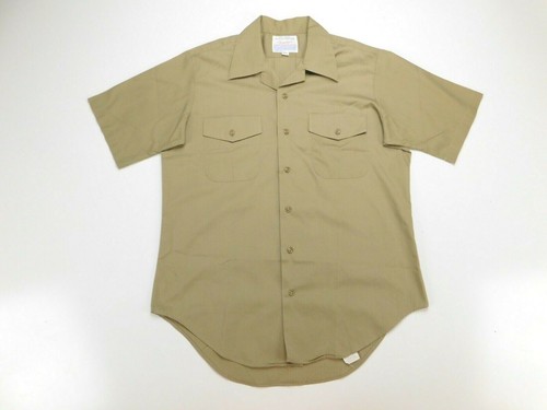 US Navy Half Short Sleeve Khaki Poly 