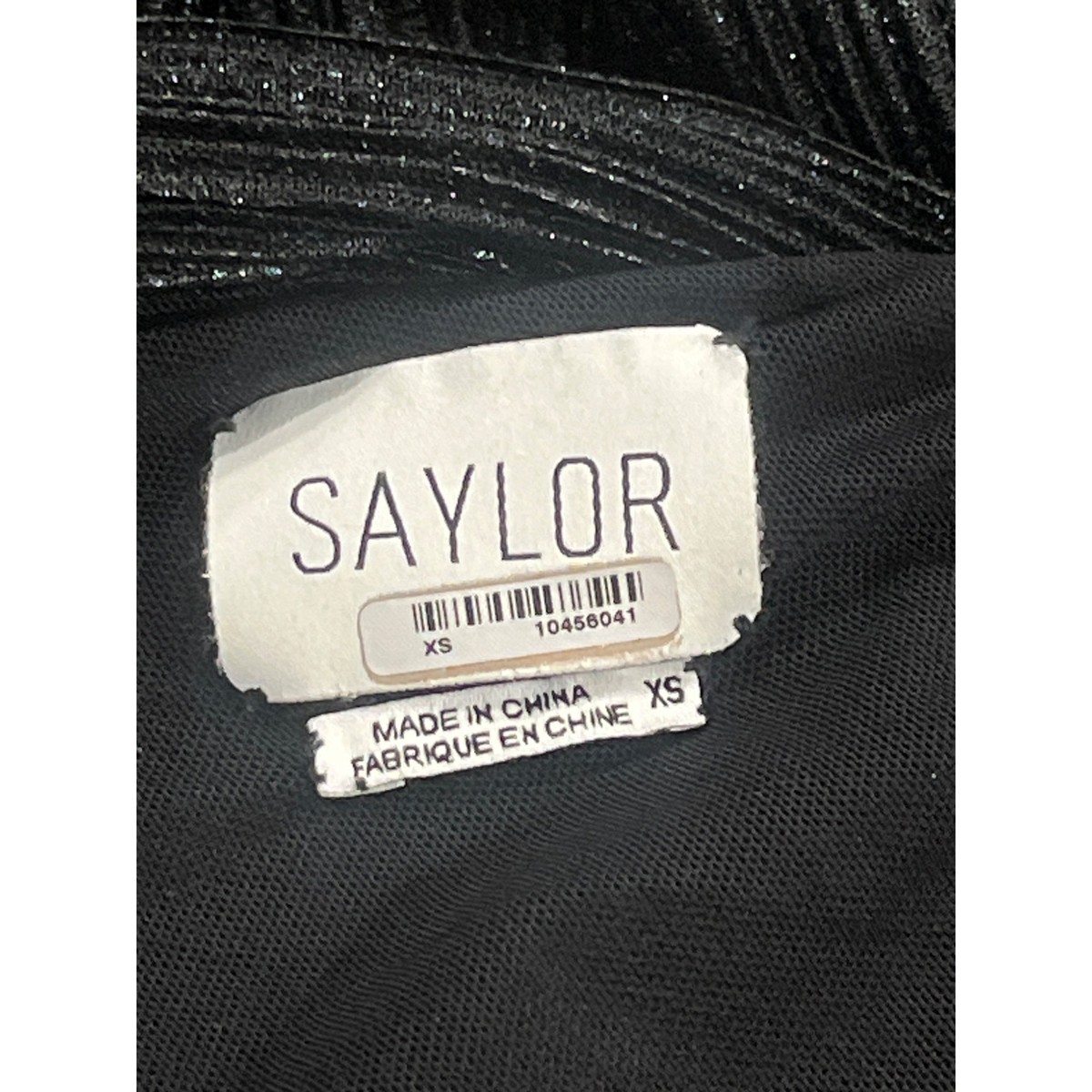 saylor alora one shoulder dress Saylor Alora Dress in Black Metallic XSmall Womens Plisse One Shoulder