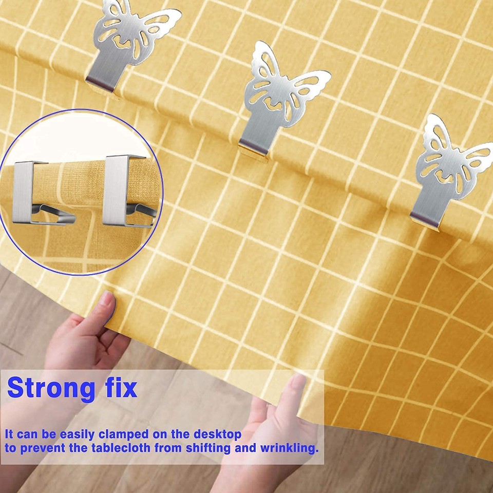 Tablecloth Clips for Outdoor Dining Table 8 pcs Picnic Tables Clips