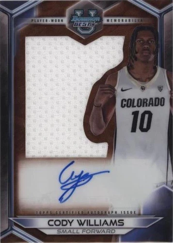 2023-24 Bowman University Best - Cody Williams #PJR-CW