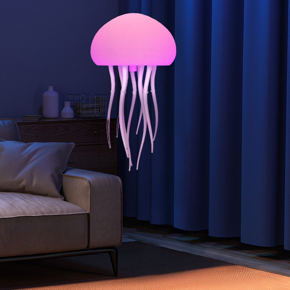 Jellyfish Mood Lamp LED Jellyfish Night Light Portable Jellyfish Lamp ...