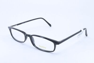 Reality R3720 Black Rectangle Unisex Full Rim 50-17-140 Eyeglasses Frames
