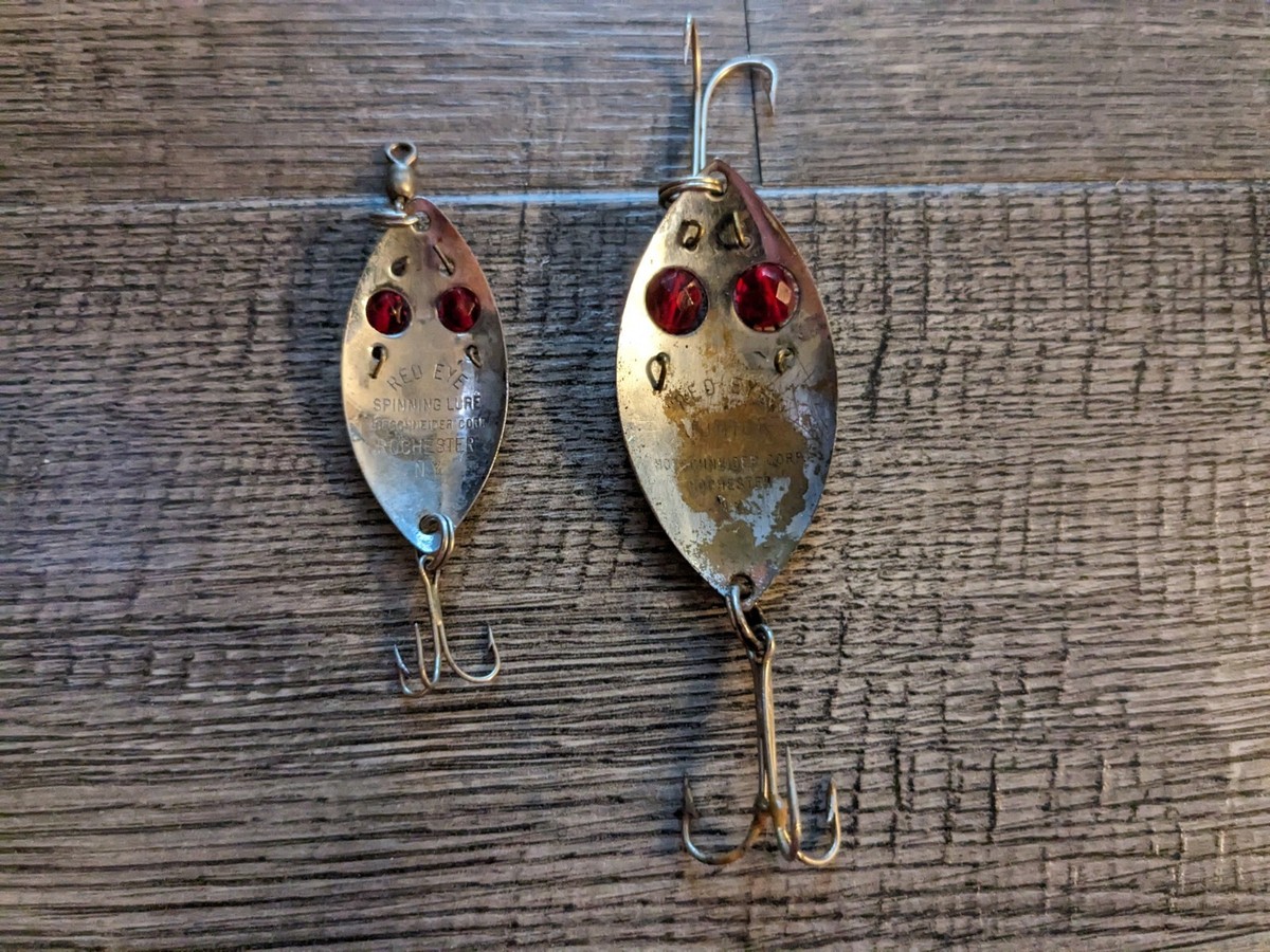 Leurre Vintage Hofschneider Corporation Red Eye 1R - Spinnerbait Avec Boîte D'origine USA