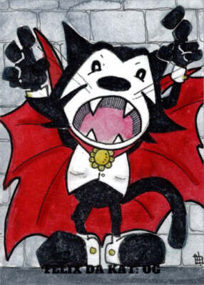 2023 5finity Felix Da Kat: OG Sketch Card j(ay) V1