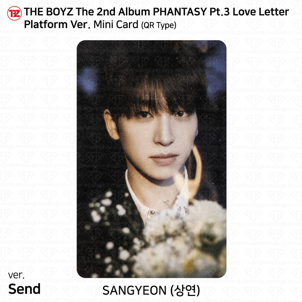 The Boyz Phantasy Pt.3 Love Letter Platform Ver QR Selfie Official