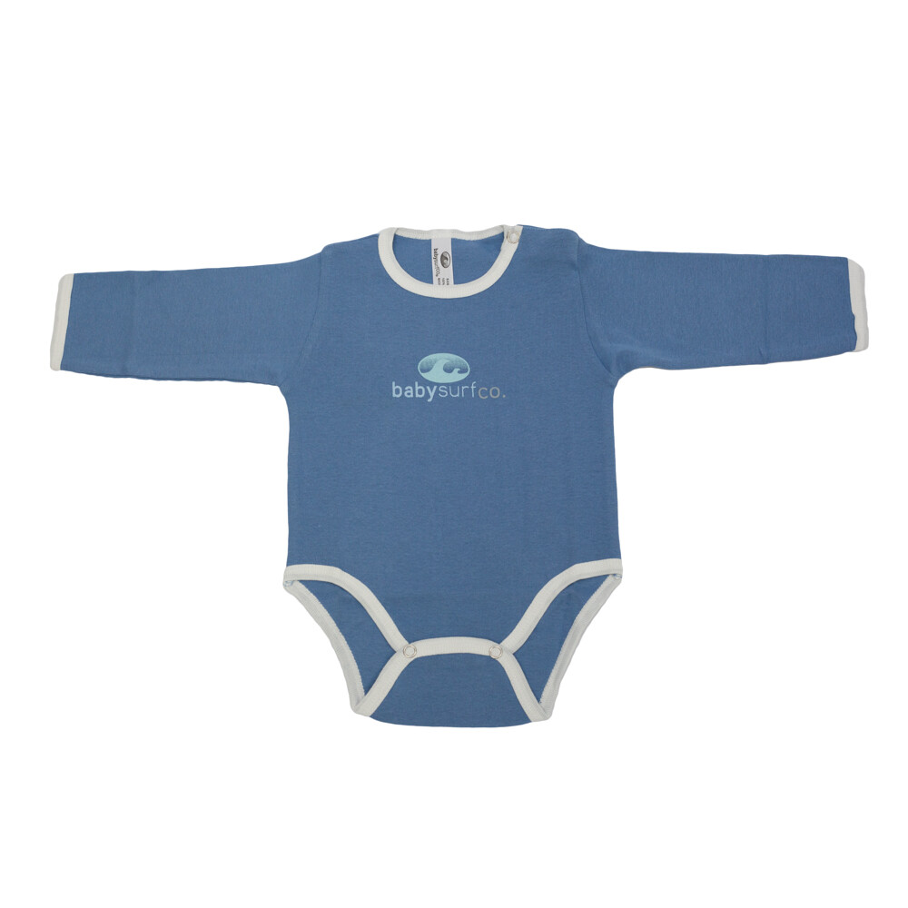 Baby Surf Company One Piece Blue Baby Toddler Clothing Long Sleeve 6-9  months